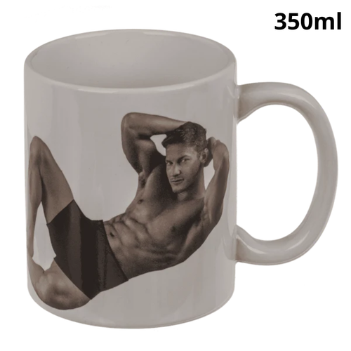 Kinky Pleasure - OB157 - Heat Change Mug – Stripper Boy – 350ml - Model 01
