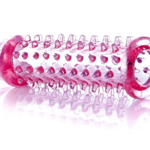 Boysoftoys - 67-00007 - Penis extender - flexibel Gel - Penis Sleeve Pink- Lenght 11,8 cm - clear box
