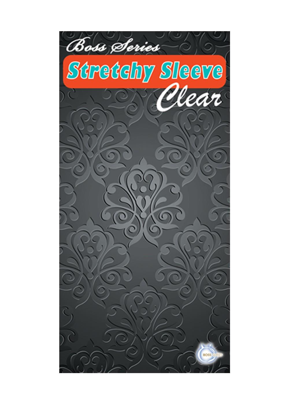 Boysoftoys - 67-00014 - Stretchy Penis Sleeve - Penis Extender - Clear - Lenght 7 cm - clear box with colour card