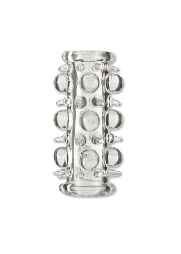 Boysoftoys - 67-00014 - Stretchy Penis Sleeve - Penis Extender - Clear - Lenght 7 cm - clear box with colour card