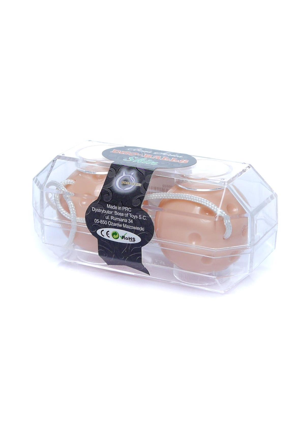 Bossoftoys - 67-00029 - Smart Duo Balls - Duo Kegal ball - Flesh - Colour box