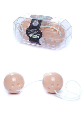 Boysoftoys - 67-00029 - Smart Duo Balls - Duo Kegal ball - Flesh - Colour box