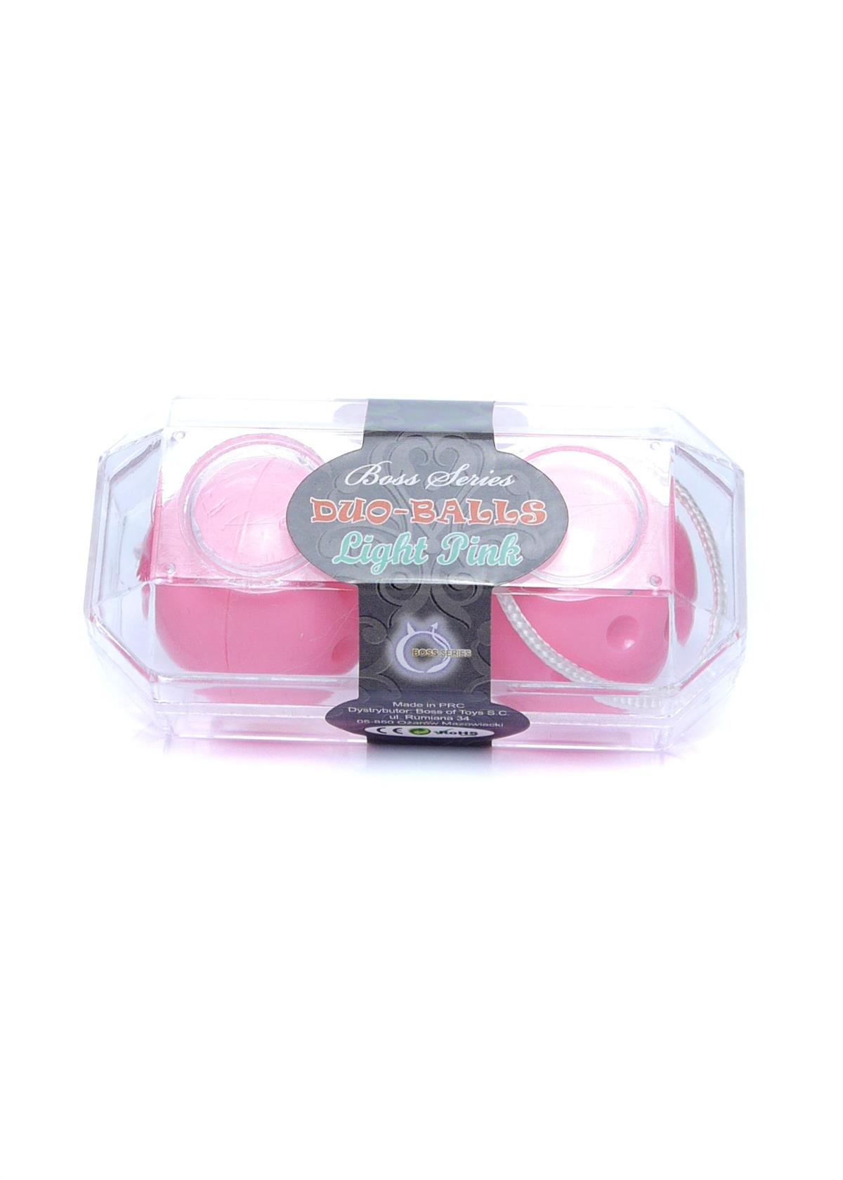 Bossoftoys - 67-00032 - Smart Duo Balls - Duo Kegal ball - Colour box - light pink