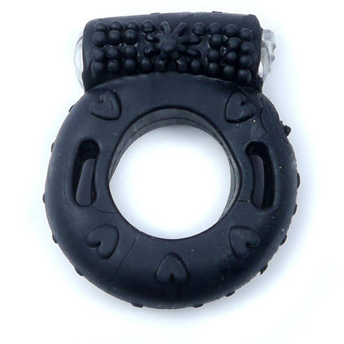 Boysoftoys - 67-00042 - Vibrating Cockring - Black - batteries included - packed in plastic bag