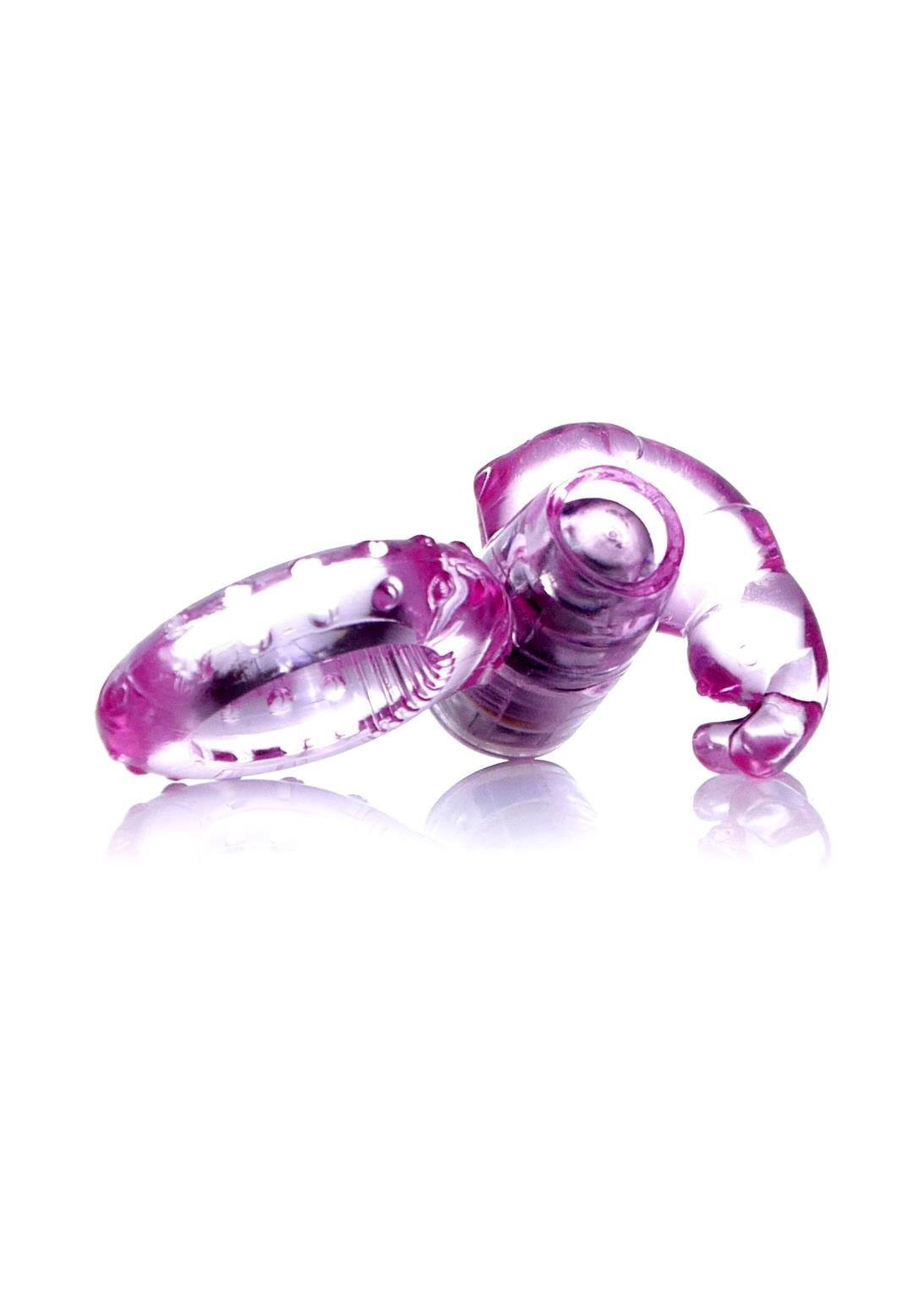 Bossoftoys - 67-00047 - Rabbit Vibrating Cockring  - 7,5 cm - Pink - batteries included - packed in strong blister