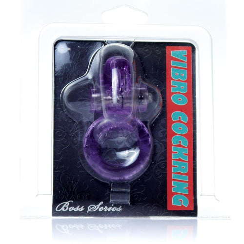 Boysoftoys - 67-00048 - Rabbit Vibrating Cockring - 7,5 cm - Purple - batteries included - packed in strong blister