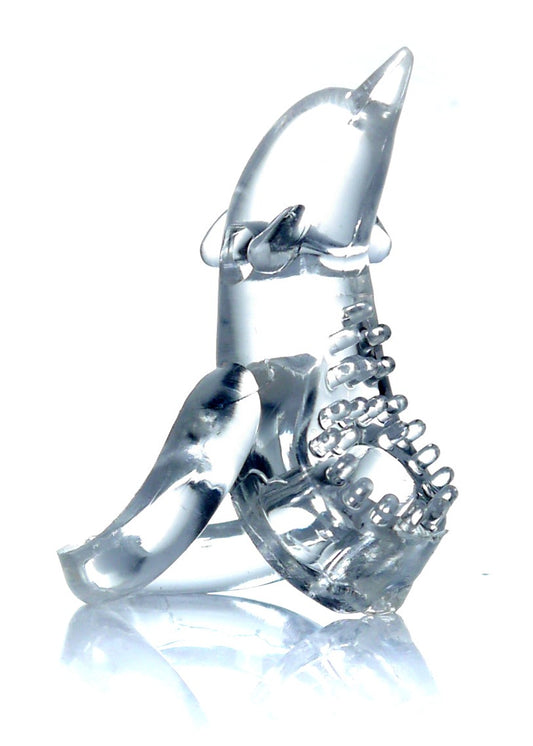 Boysoftoys - 67-00050 - Ring - Dolphin Vibro CockRing - Clear