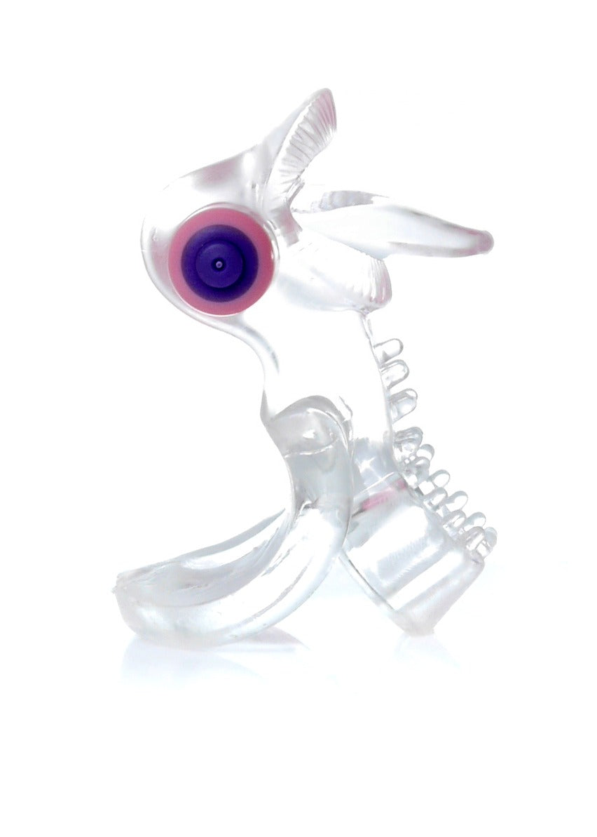 Bossoftoys - 67-00051 - Ring - Tongue Vibro CockRing - Clear -