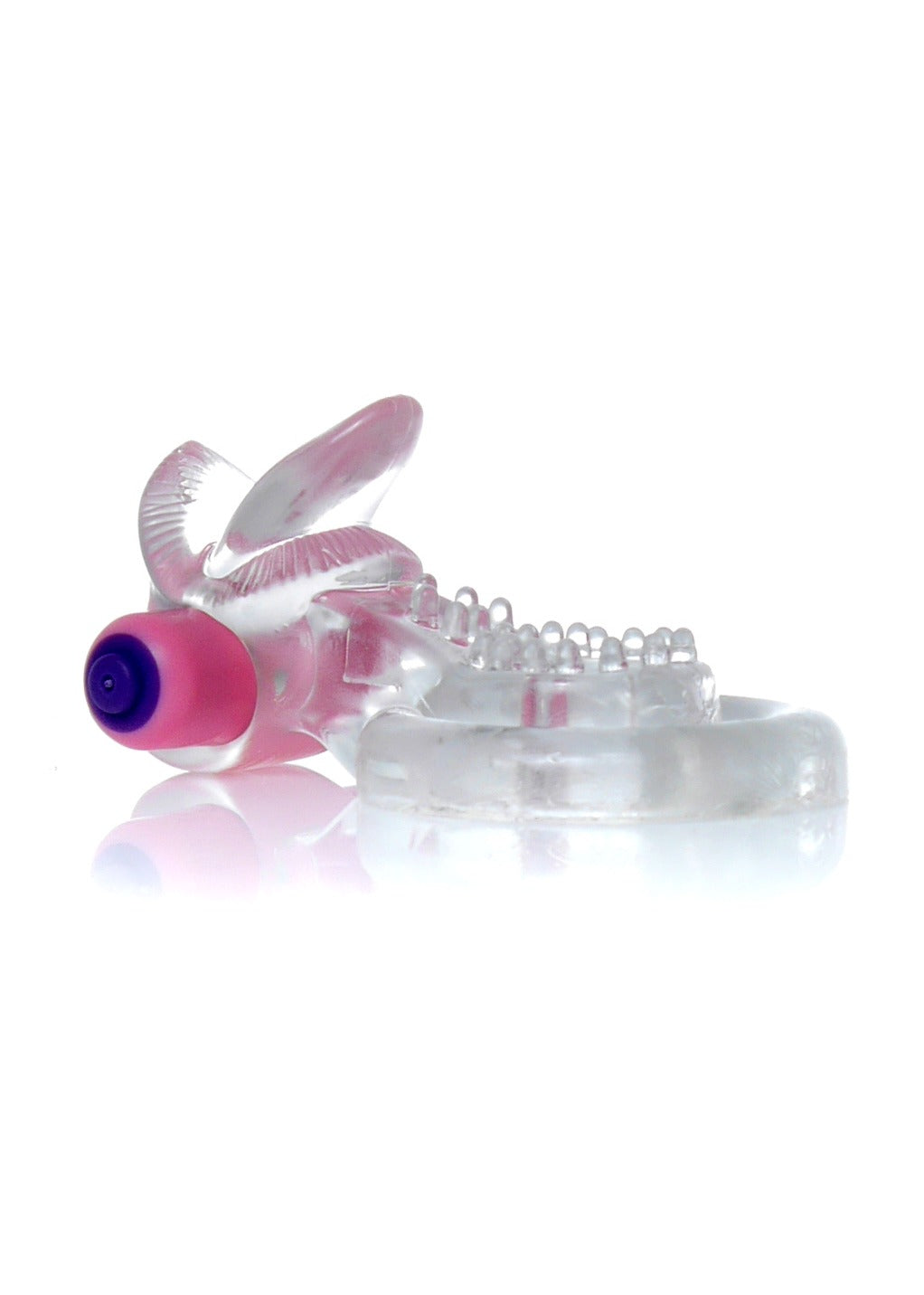 Bossoftoys - 67-00051 - Ring - Tongue Vibro CockRing - Clear -