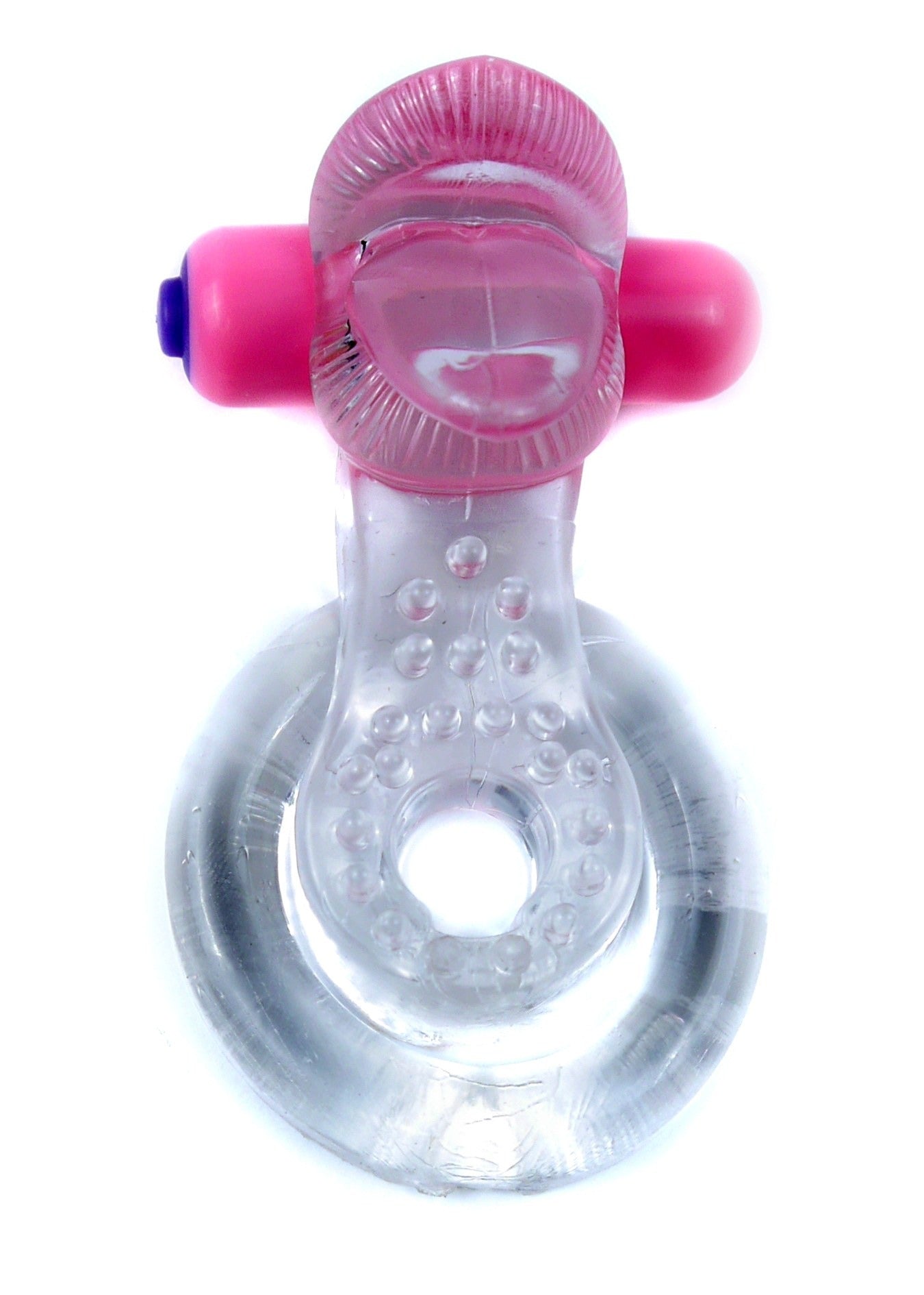 Bossoftoys - 67-00051 - Ring - Tongue Vibro CockRing - Clear -