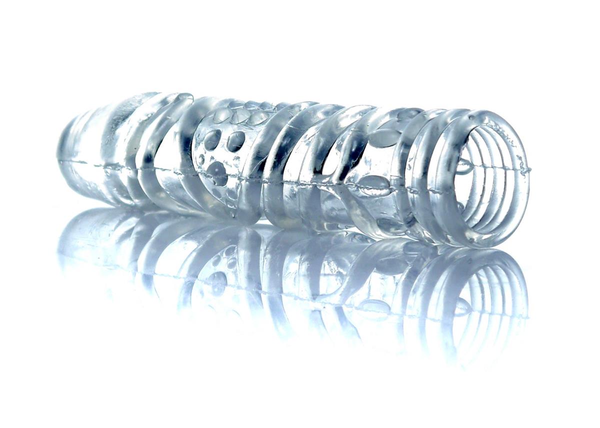 Boysoftoys - 67-00052 - Penis extender - flexibel Gel - Penis Sleeve Clear - Lenght 12 cm - clear box