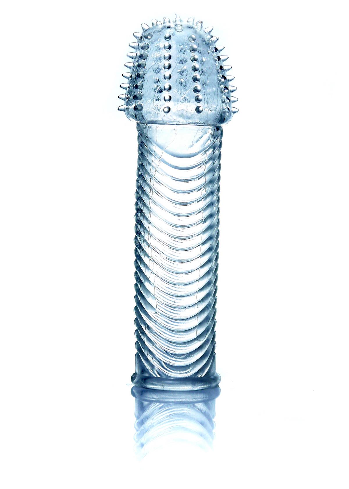 Boysoftoys - 67-00053 - Penis extender - flexibel Gel - Penis Sleeve Clear - Lenght 14 cm - clear box