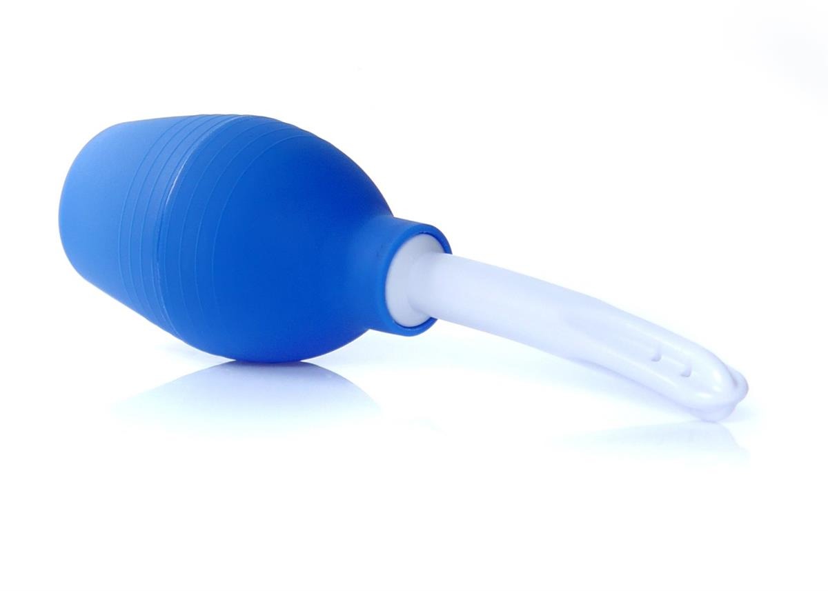 Bossoftoys - 67-00057 - Anal Douche XL - Anal Douche - 330 ML - Blue - 26 cm - dia 7,5 cm - nozzle dia 2 cm