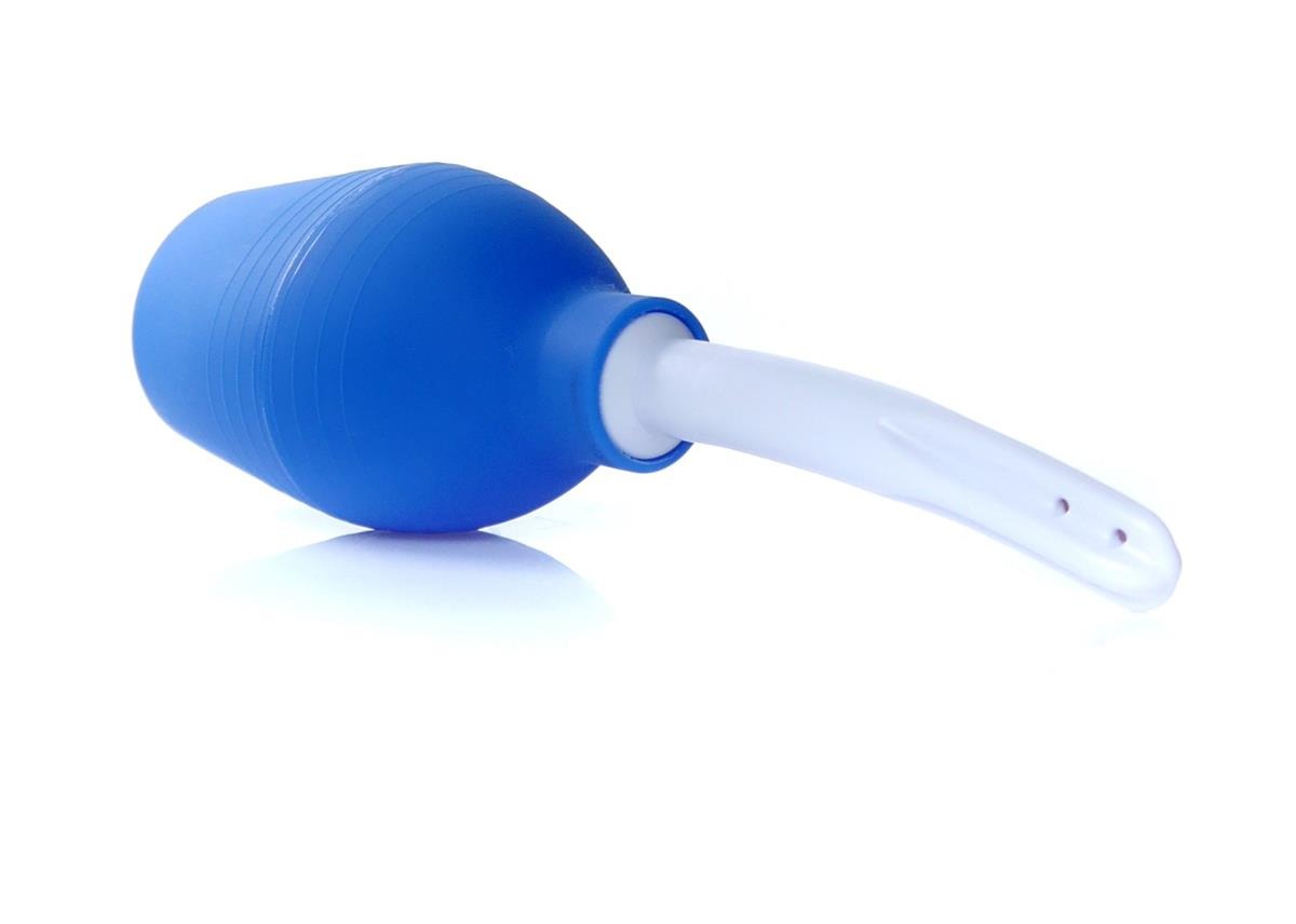 Bossoftoys - 67-00057 - Anal Douche XL - Anal Douche - 330 ML - Blue - 26 cm - dia 7,5 cm - nozzle dia 2 cm