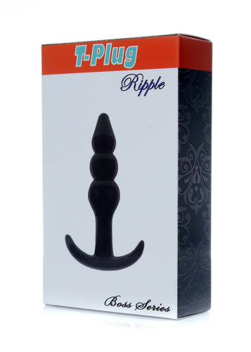 Boysoftoys - 67-00064 - T Plug Ripple plug - Anal Large Plug - length 9,5 cm - dia 2,5 cm - colour box