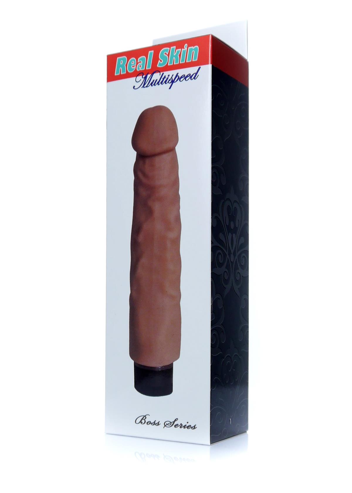 Bossoftoys - 67-00067 - Real Skin - Realistic vibrator - Flesh - 23 m- Dia 4 cm - Multispeed