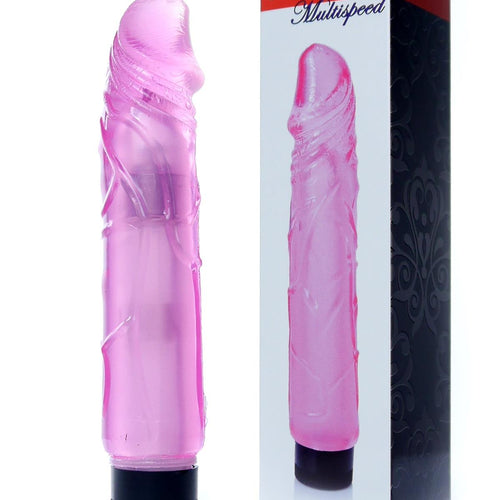 Boysoftoys - 67-00073 - Real Skin - Realistic vibrator - Juicy jelly Pink - 22 m- Dia 4 cm - Multispeed