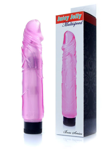 Boysoftoys - 67-00073 - Real Skin - Realistic vibrator - Juicy jelly Pink - 22 m- Dia 4 cm - Multispeed