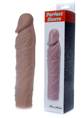 Boysoftoys - 67-00082 - Perfect Sleeve Mulatto - Penis extender - Lenght 18,5 cm / dia 4 cm - colour box - Flesh