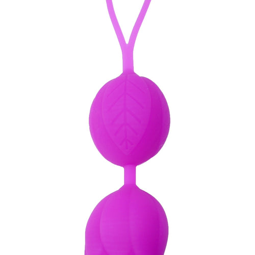 Boysoftoys - 67-00083 - Kulki - Silicone - Kegel Balls - Purple - Dia 3,6 cm