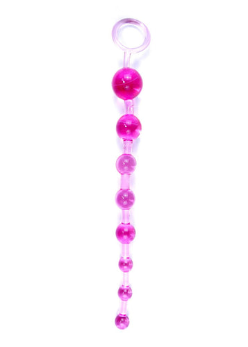 Boysoftoys - 67-00084 - Juicy jelly Anal Beads - Extra Long length - Pink - 29 m- Dia 1,2 cm / 2,8 cm