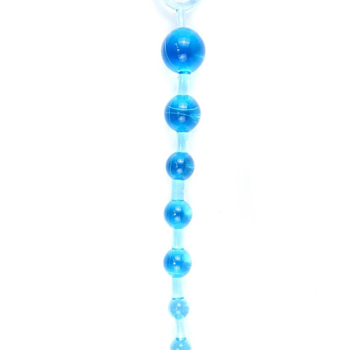 Boysoftoys - 67-00087 - Juicy jelly Anal Beads - Extra Long length - Blue - 29 m- Dia 1,2 cm / 2,8 cm