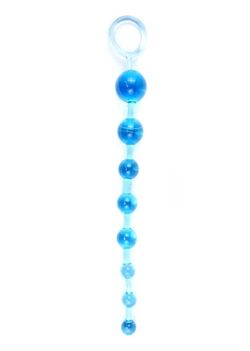 Boysoftoys - 67-00087 - Juicy jelly Anal Beads - Extra Long length - Blue - 29 m- Dia 1,2 cm / 2,8 cm