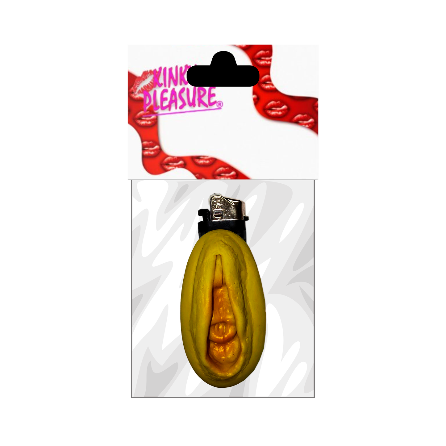 Kinky Pleasure - DS057 - Lighter Sleeve – Yellow Vulva Edition