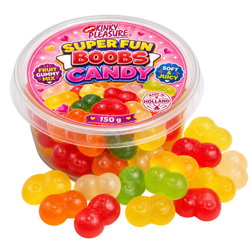 Kinky Pleasure - KPC002 - Boobs Gummy's Candy – Fruit Gummy Mix 150g