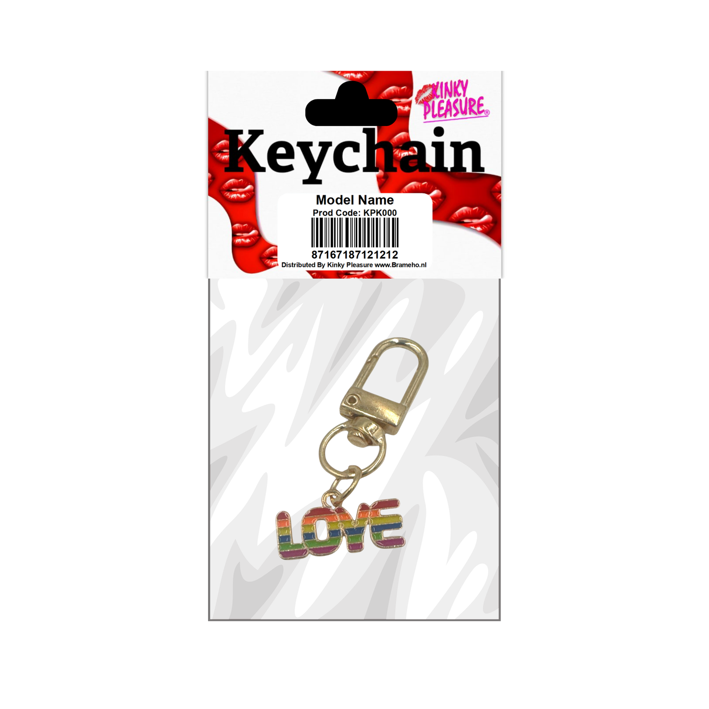 Kinky Pleasure - KPK006 - Keychain - Love Pride