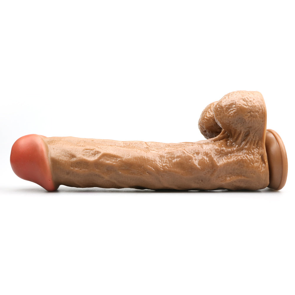 Power Escorts - BR158 Flesh - Rocket John 11,2'' - Mega Realistic Dildo - 11,2 Inch / 28,5 CM
