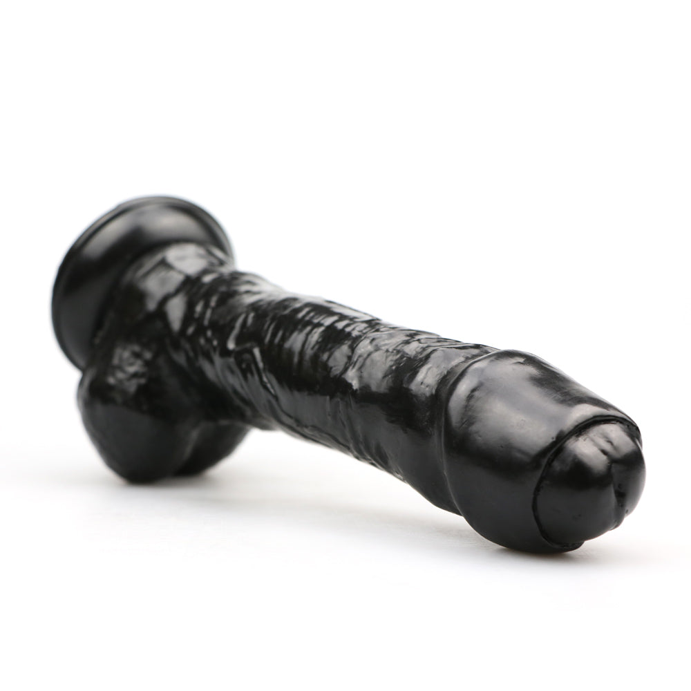 Power Escorts - BR154 Black - Rocket John 8,2'' Realistic Dildo - 8,2 Inch / 21 CM