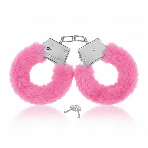 Power Escorts - BR206 - FurryCuffs - Hands – Pink, 28 cm