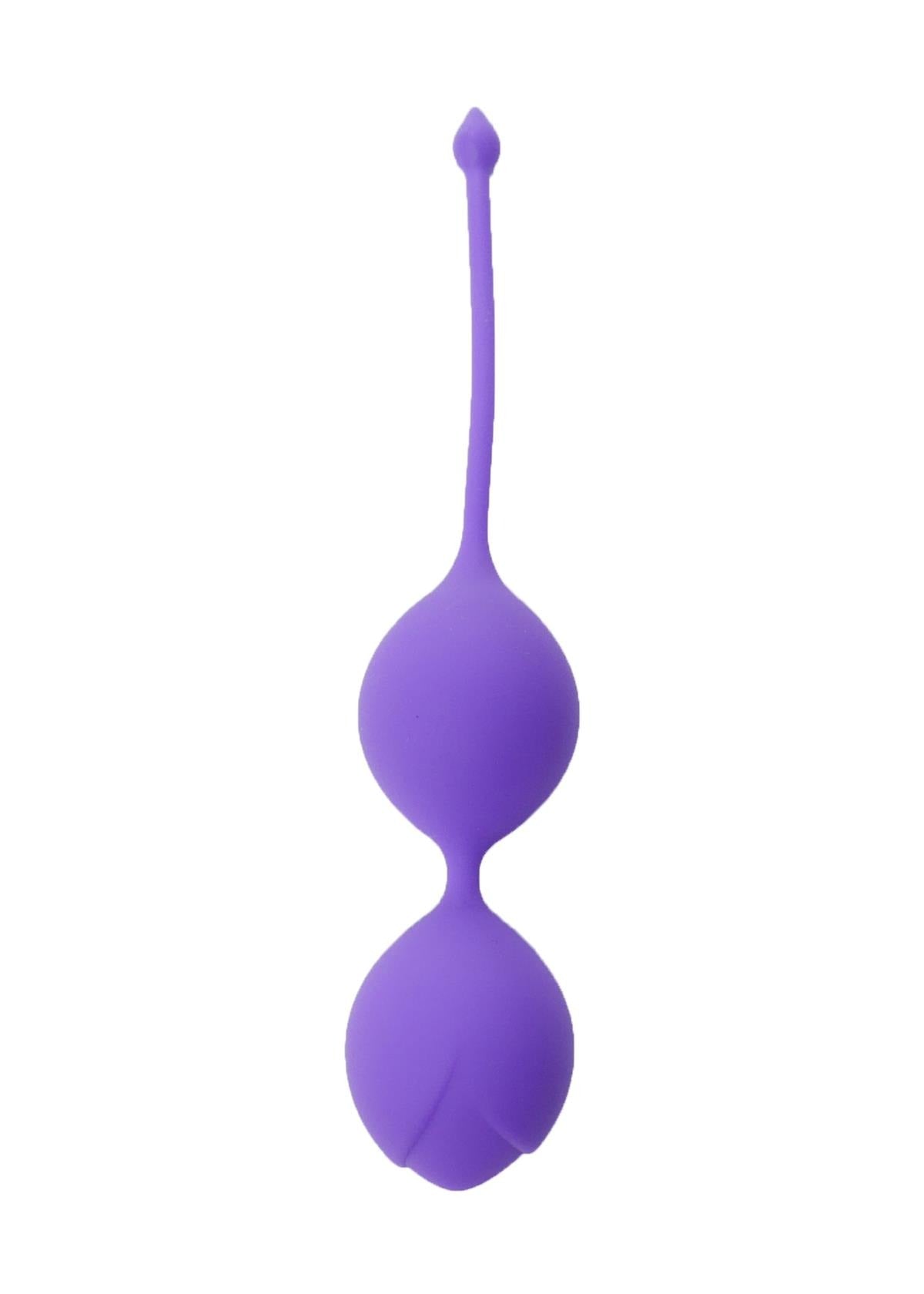 Bossoftoys - 75-00005 - Silicone Kegel Balls - length 16,5 cm - width 29mm - 60g - Purple - strong blister