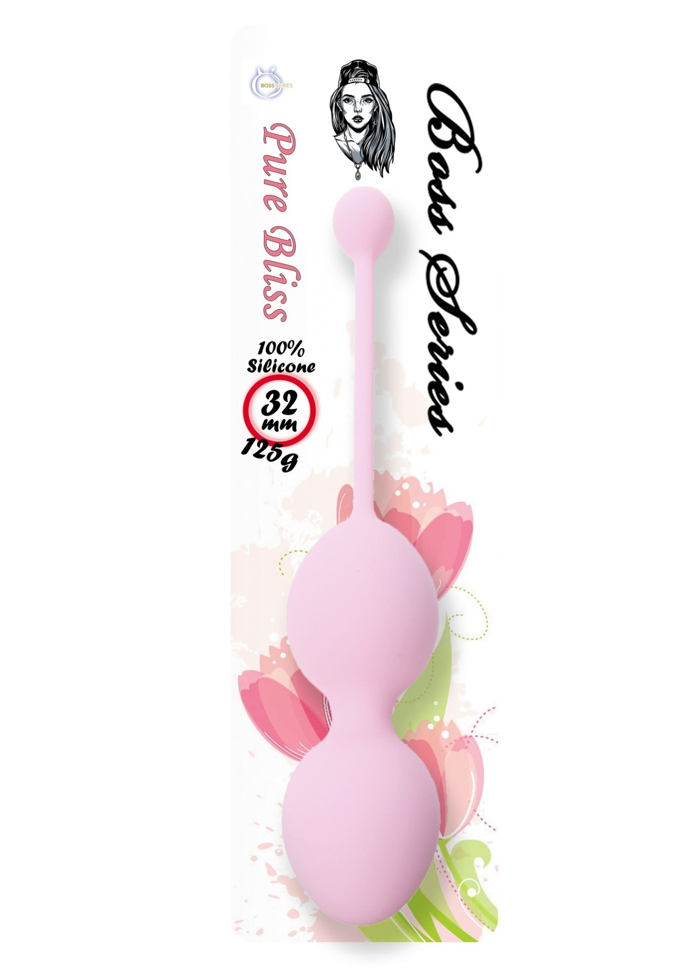 Bossoftoys - 75-00010 - Silicone Kegel Balls - length 16,5 cm - width 32mm - 126g - Purple - strong blister