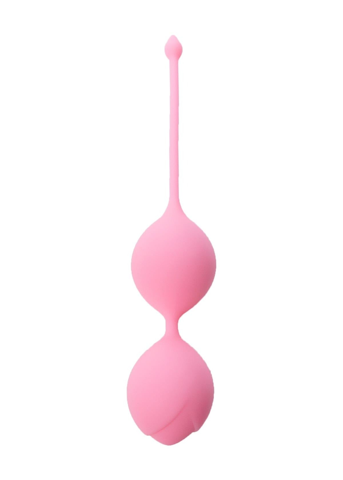 Bossoftoys - 75-00003- Silicone Kegel Balls - length 16,5 cm - width 29mm - 60g - hard Pink - strong blister