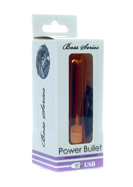 Boysoftoys Rechargeable 9 CM Bullet Gold - 10 Speed - 78-00005 - attractive Colour box