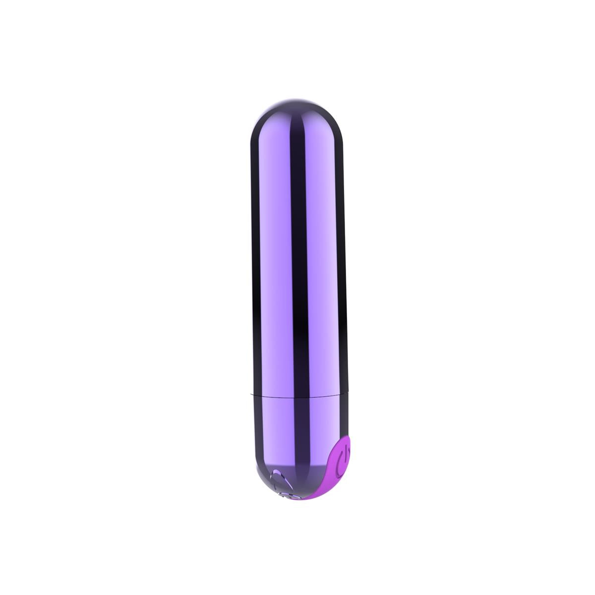 Bossoftoys Rechargeable 9 CM Bullet Glossy Purple - 10 Speed - 78-00006 - attractive Colour box