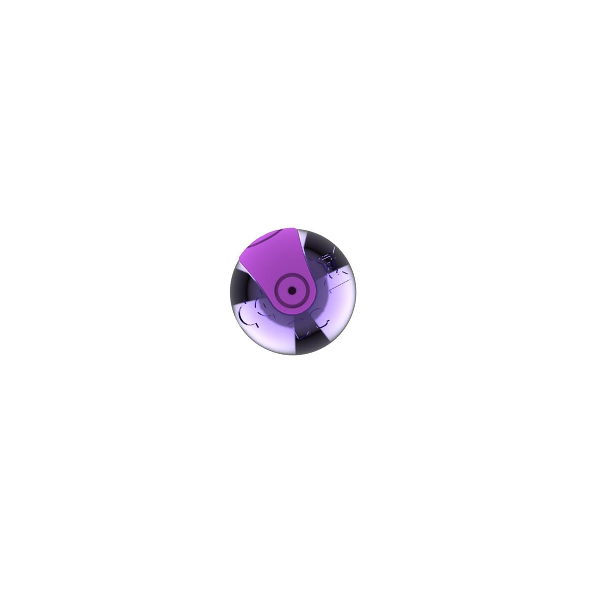 Bossoftoys Rechargeable 9 CM Bullet Glossy Purple - 10 Speed - 78-00006 - attractive Colour box