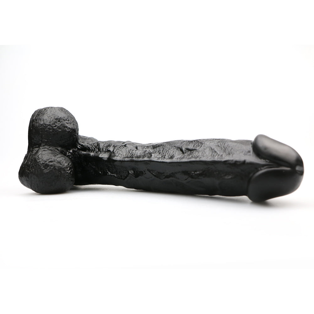 Power Escorts - BR158 Black - Rocket John 11,2'' - Mega Realistic Dildo - 11,2 Inch / 28,5 CM