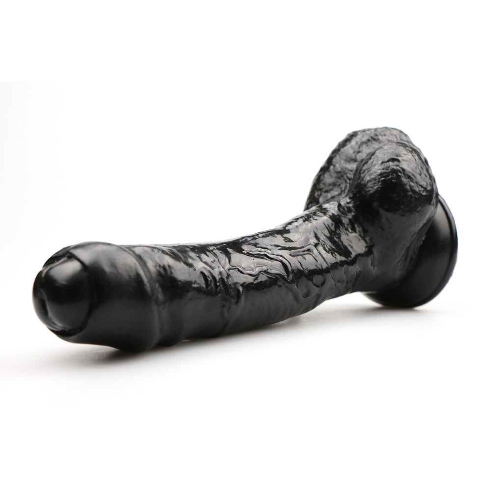 Power Escorts - BR154 Black - Rocket John 8,2'' Realistic Dildo - 8,2 Inch / 21 CM