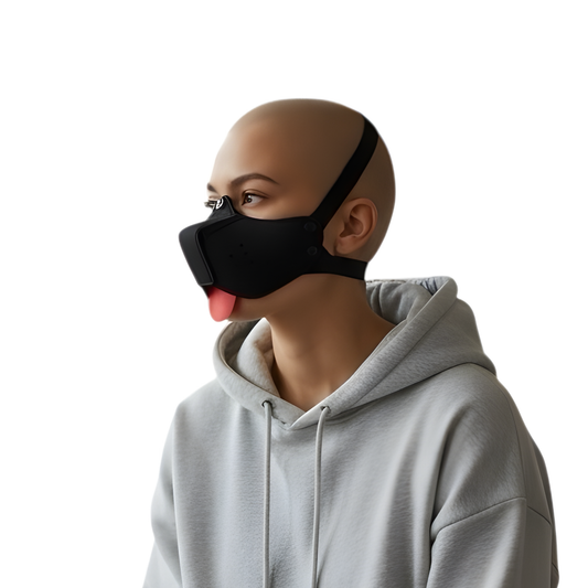 Kinky Pleasure – KPPP003 – Puppy Play Dog Mask – Smaller Size – Black Edition