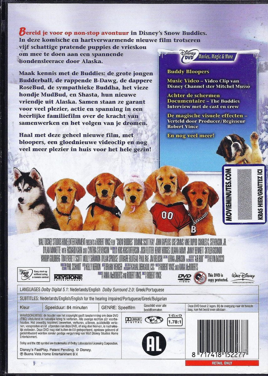 DVD - Disney - Snow Buddies