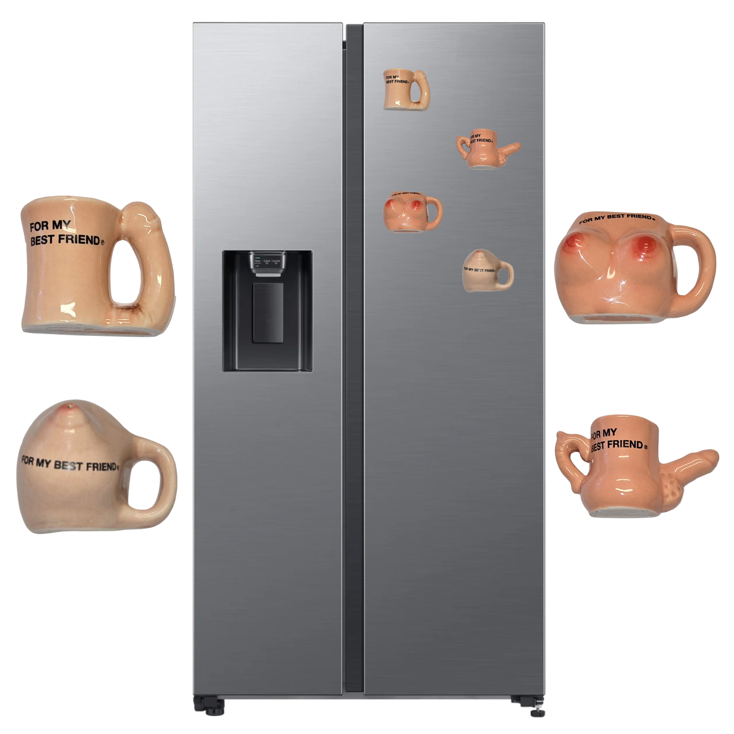 Kinky Pleasure - DS063 - For My Best Friend Mug – Boobs Ceramic Cup