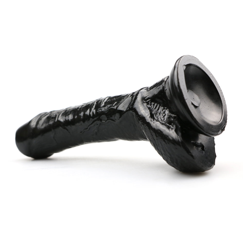 Power Escorts - BR154 Black - Rocket John 8,2'' Realistic Dildo - 8,2 Inch / 21 CM