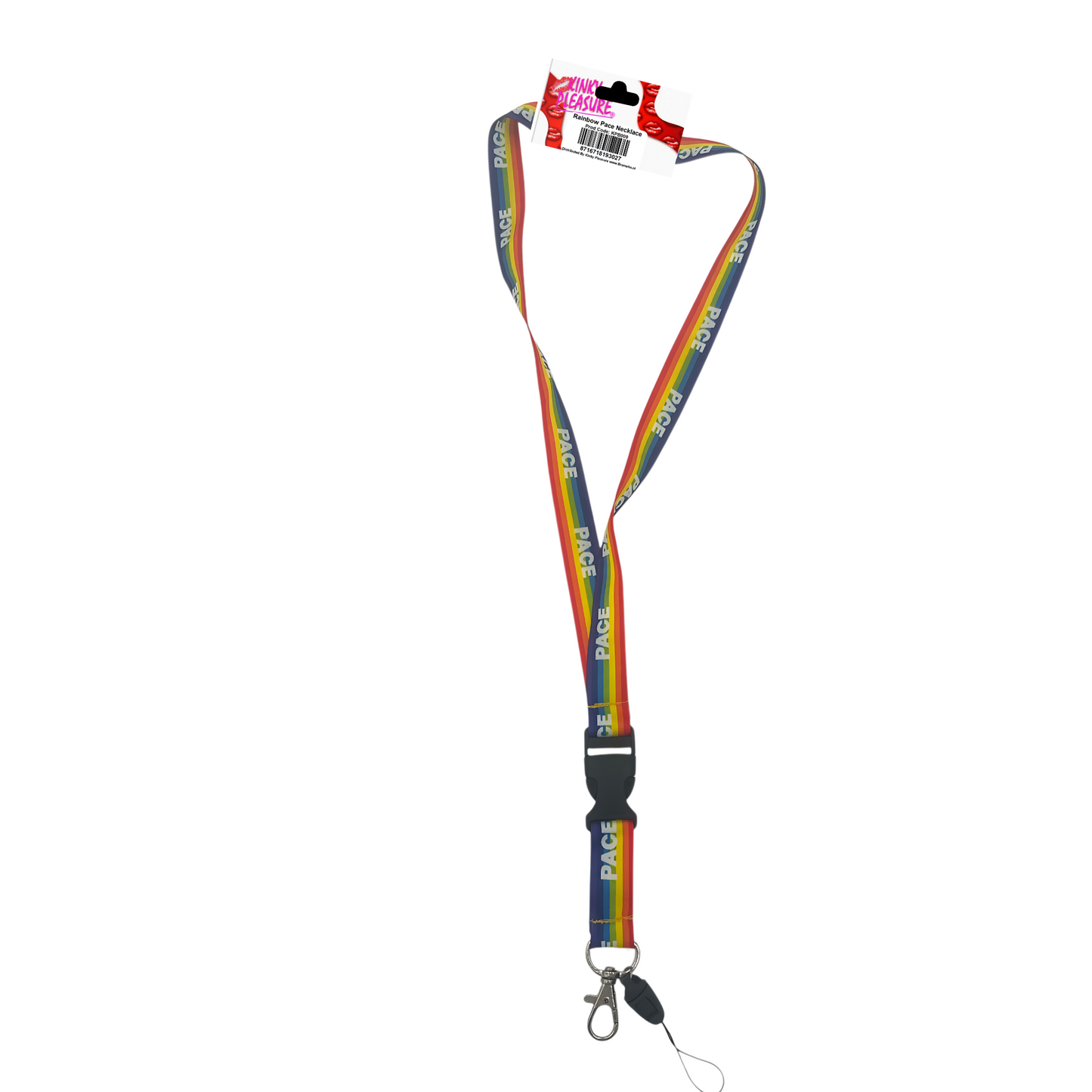 Kinky Pleasure - KPP009 - Pride - Rainbow 'Pace' Necklace