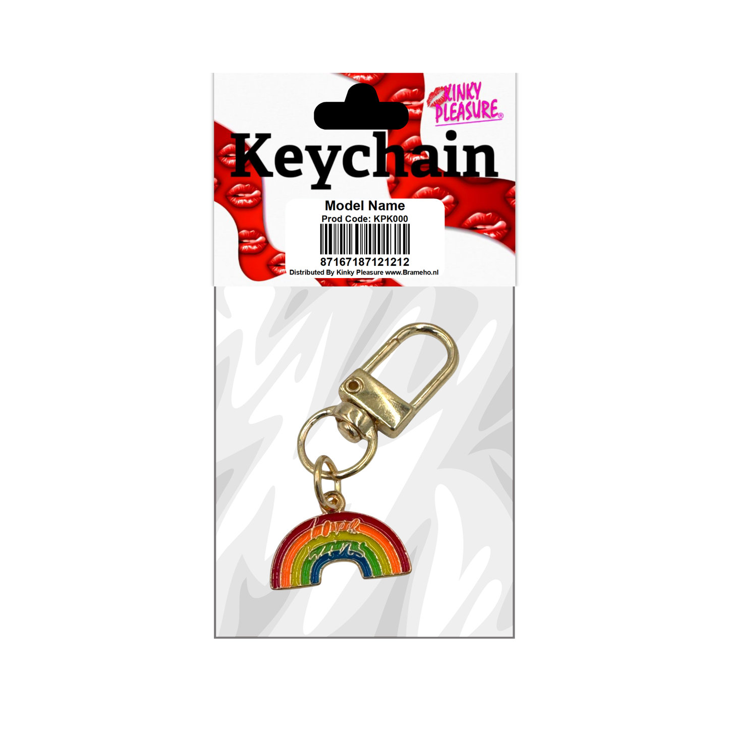 Kinky Pleasure - KPK008 - Keychain - Rainbow Love Wins Pride