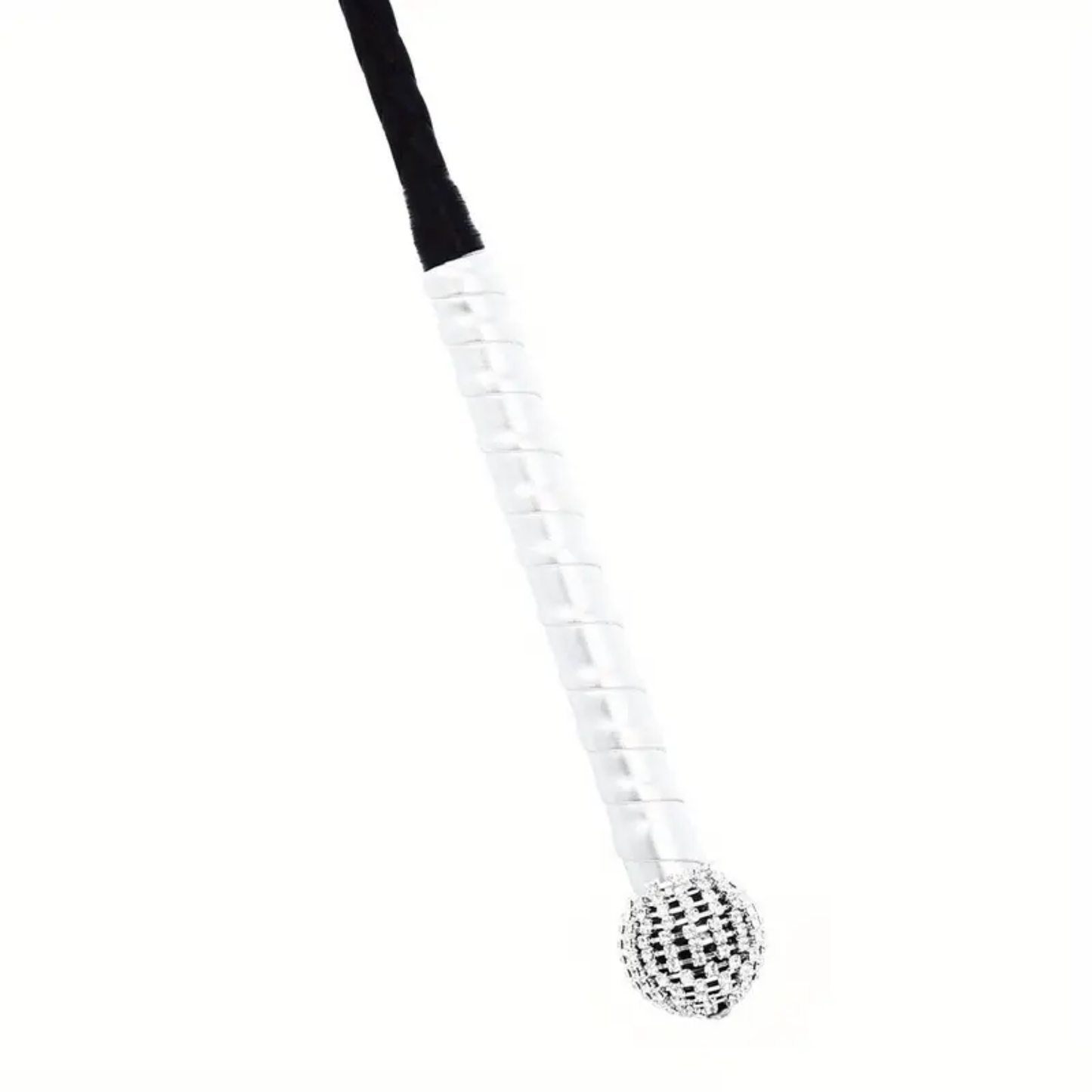 Kinky Pleasure - T265 - Whipp Silver With Diamond Top – 66cm of Sparkling Seduction