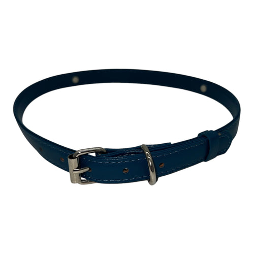 Collar/Neckband - Blue - BDSM - Diameter 17 CM - Length 60 CM - Width 1.5 CM
