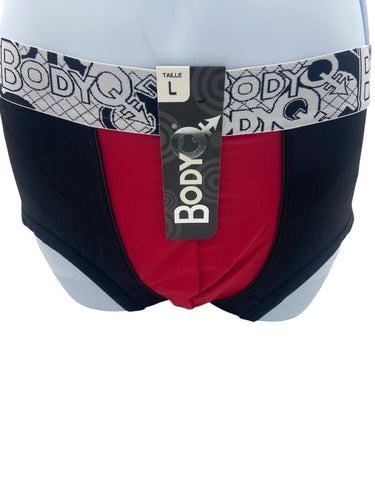 BodyQ Male Lingerie - Sexy Men’s Underwear Boxer – Black Red - S/ M / L / XL